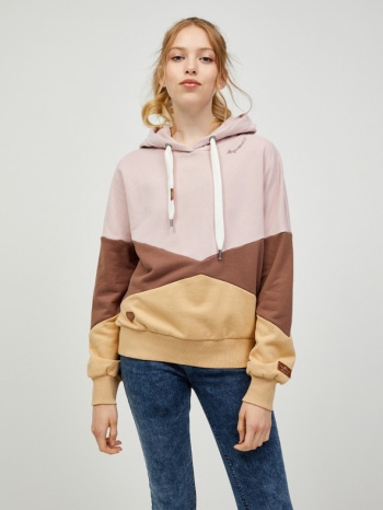 ragwear greaty sweatshirt pink 70% cotton, 30% polyester σε προσφορά
