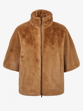 geox kaula winter jacket brown 100% polyester σε προσφορά