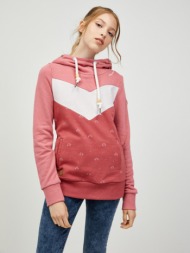 ragwear trega sweatshirt pink 65% cotton, 35% polyester