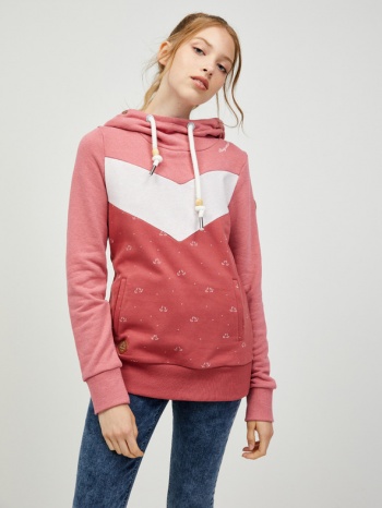 ragwear trega sweatshirt pink 65% cotton, 35% polyester σε προσφορά