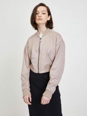 guess jacket brown 90% polyester, 10% elastane σε προσφορά