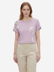 tom tailor t-shirt violet 97% viscose, 3% elastane