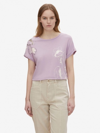 tom tailor t-shirt violet 97% viscose, 3% elastane σε προσφορά