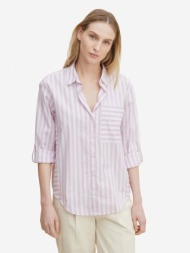 tom tailor shirt violet 69% cotton, 26% polyamide, 5% elastane