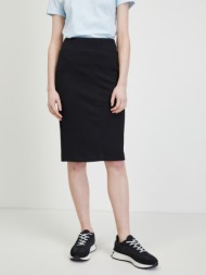guess vanessa skirt black 74% polyester, 21% viscose, 5% elastane