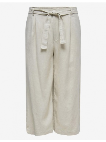 only carmakoma cara trousers beige 40% polyester, 30% σε προσφορά