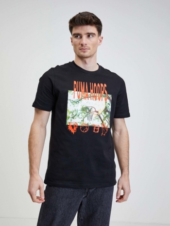 puma t-shirt black 100% cotton σε προσφορά