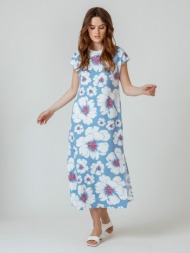 skfk leiane dresses blue 100 % organic cotton