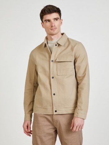 only & sons hydra jacket beige 100% cotton σε προσφορά