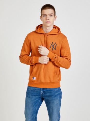 new era new york yankees sweatshirt orange 80% cotton, 20% σε προσφορά