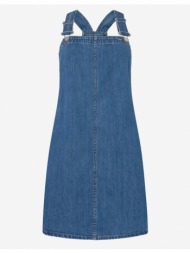 pepe jeans vesta dresses blue 100% cotton