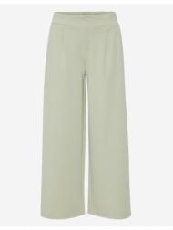 ichi trousers green 74% recycled polyester, 22% viscose, 4% elastane