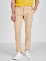 tommy hilfiger 1985 bleecker chino trousers beige 97 % organic cotton, 3 % elastane