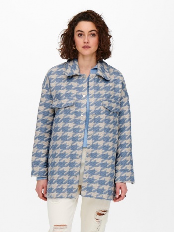 only johanna jacket blue 100% polyester σε προσφορά