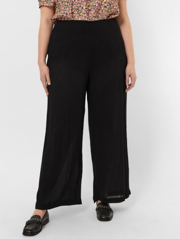 vero moda curve grace trousers black 100% viscose σε προσφορά