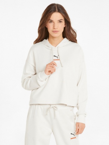 puma better hoodie sweatshirt white 100% cotton σε προσφορά