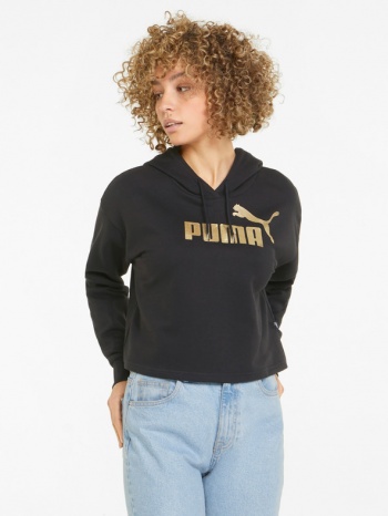 puma sweatshirt black 68% cotton, 32% polyester σε προσφορά