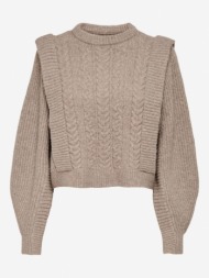 only macadamia sweater brown 63% acrylic, 32% nylon, 5% wool