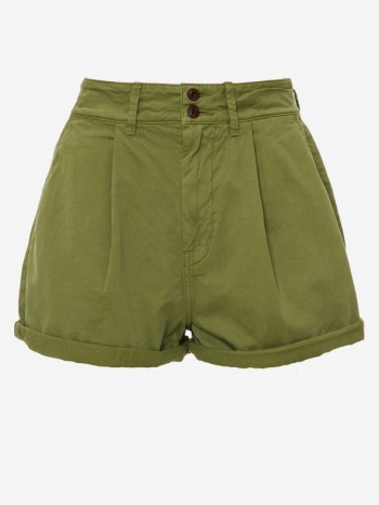 pepe jeans shorts green 100% cotton σε προσφορά