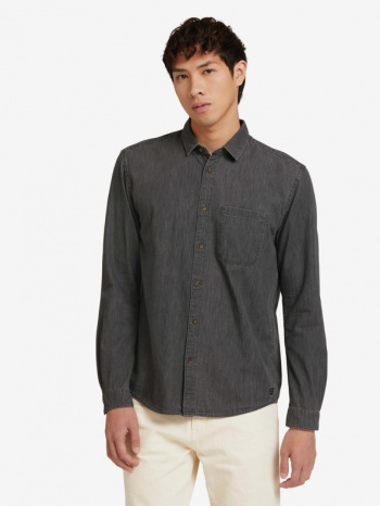 tom tailor denim shirt grey 100% cotton σε προσφορά