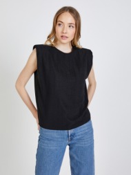 only queeny top black 96% polyester, 4% elastane
