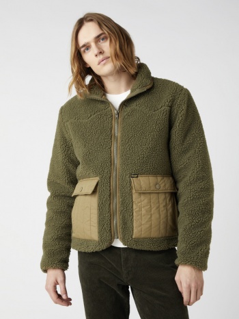 wrangler jacket green 100% polyester σε προσφορά