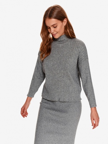 top secret sweater grey 50% viscose, 28% polyester, 22% σε προσφορά