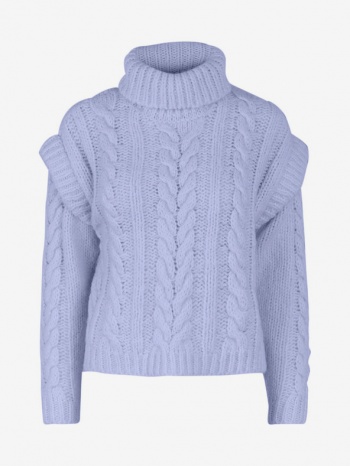 pieces fria turtleneck blue 50% recycled polyester, 32% σε προσφορά
