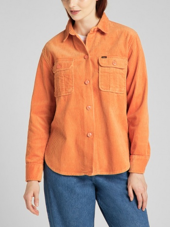 lee sandy shirt orange 100% cotton σε προσφορά