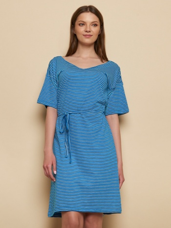 tranquillo dresses blue 100 % organic cotton σε προσφορά