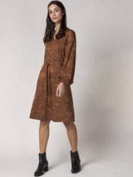 skfk agar dresses brown 82% modal, 4% elastane, 14% nylon
