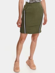 top secret skirt green 80 % viscose, 20 % polyester