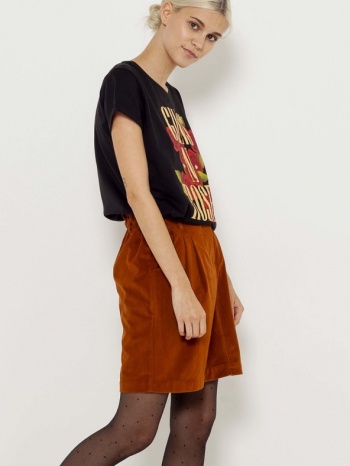 camaieu skirt brown 100% polyester σε προσφορά