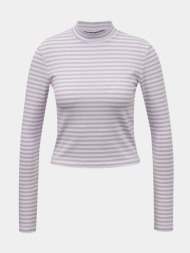 pieces raya t-shirt violet 63% polyester, 32% viscose, 5% elastane