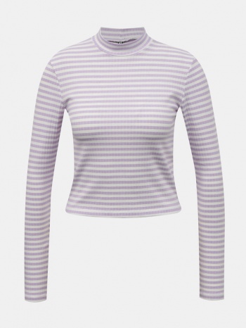 pieces raya t-shirt violet 63% polyester, 32% viscose, 5% σε προσφορά