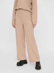 pieces trousers brown 69% polyester, 25% viscose, 6% elastane