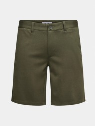 only & sons mark short pants green 64% viscose, 31% polyester, 5% elastane