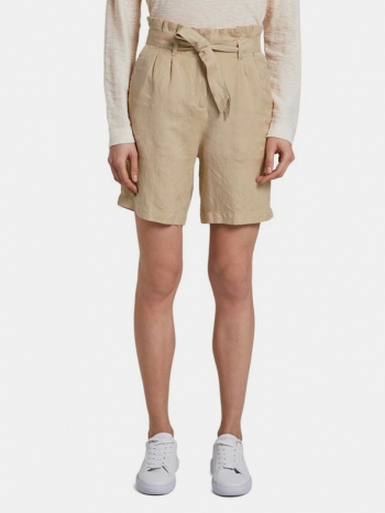 tom tailor shorts beige 55% flax, 45% viscose σε προσφορά