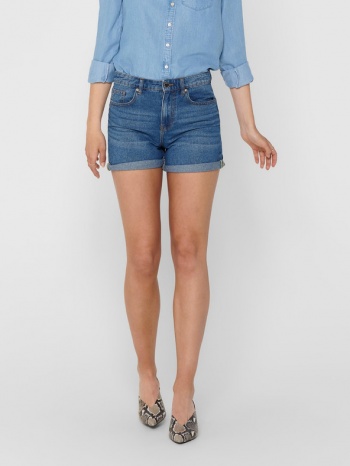 only shorts blue 51% cotton, 32% viscose, 17% polyester σε προσφορά