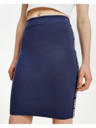 tommy jeans skirt blue 61% recycled polyester, 35% cotton, 4% elastane
