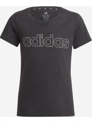 adidas performance kids t-shirt black 100% cotton