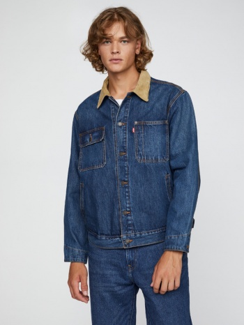 levi`s® sunset trucker warm jacket blue 100% cotton σε προσφορά