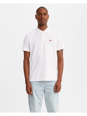 levi`s® housemark polo shirt white 100% cotton σε προσφορά