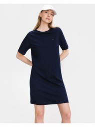 tommy hilfiger signature dresses blue 100 % organic cotton