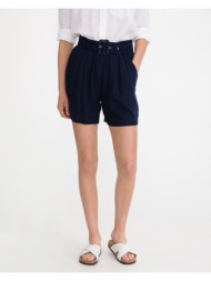 vero moda amelia shorts blue 80% viscosis, 20% flax