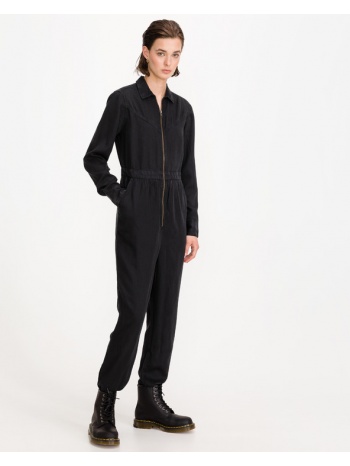 superdry western jumpsuit black 100% lyocell σε προσφορά