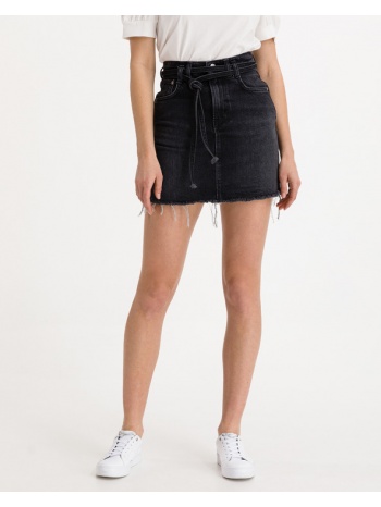 pepe jeans rachel skirt black 100% cotton σε προσφορά