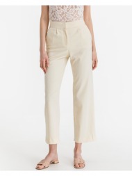 vero moda elaine trousers white 64% polyester, 34% viscose, 2% elastane