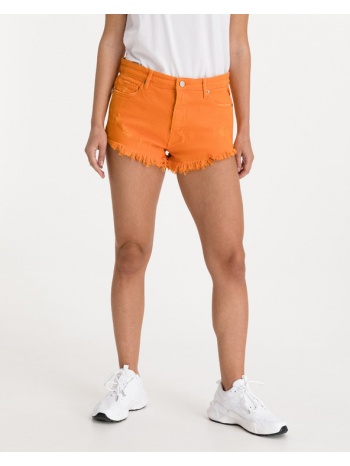 replay rose shorts orange 98% cotton, 2% elastane σε προσφορά