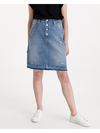 replay skirt blue 100% cotton σε προσφορά